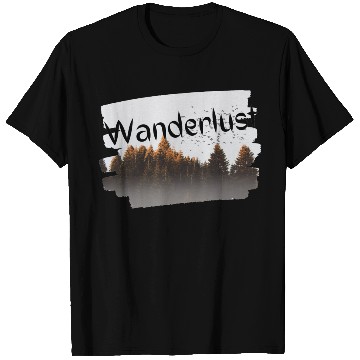 Discover Wanderlust design T Shirts