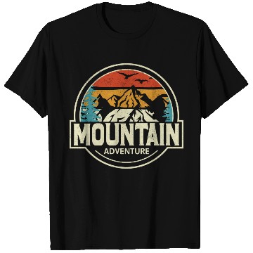 Discover Mountain adventure T Shirts