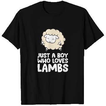 Discover Just a Boy Who Loves Lambs T Shirts