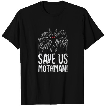 Discover Halloween Mothman Mythical Line Art Beast Monster T Shirts