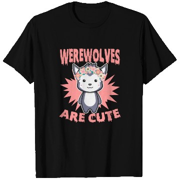Discover Cute Halloween Werewolf For Trick Or Treat T Shirts