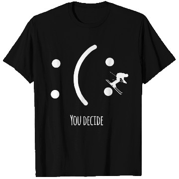 Discover skiing smile T Shirts