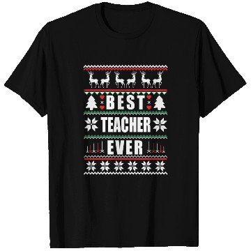 Discover Funny Ugly Christmas Best Teacher Ever T Shirts
