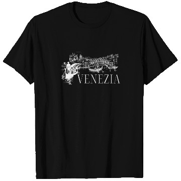 Discover Venice Gondola Italy Venezia T Shirts