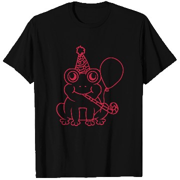 Discover Birthday celebrate party frog T Shirts