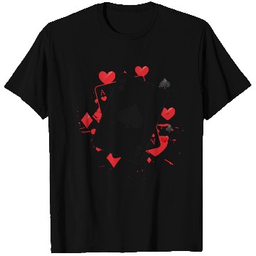 Discover Ace of Spades Playing Card T Shirts