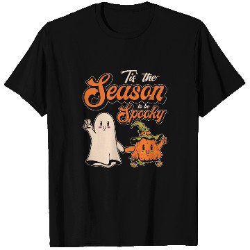 Discover Cute Spooky Pumpkin Ghost Halloween Season T Shirts