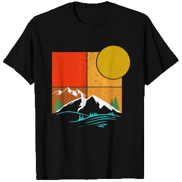 Discover Funny Retro Hiking Explore Nature Adventure T Shirts