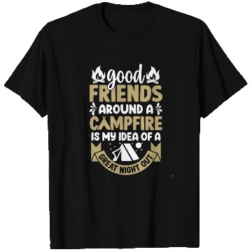 Discover Friends Camping Campfire Camper Camp Lover Gift T Shirts