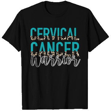 Discover Cervical Cancer Awareness Month Warrior Teal White T Shirts
