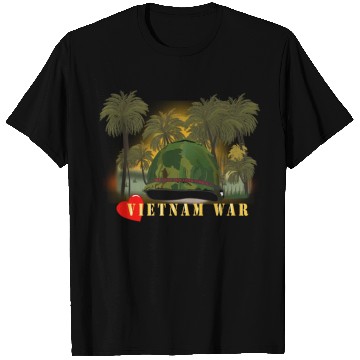 Discover Vietnam Era Helmet Cover - MELOVEYOULONGTIME GI w T Shirts