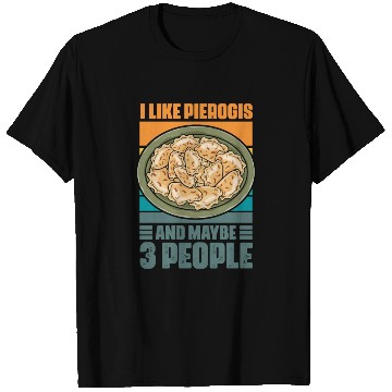 Discover Retro Vintage Polish Cuisine Humor For Pierogi T Shirts