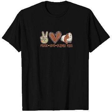 Discover Peace Love Guinea Pigs - guinea T Shirts