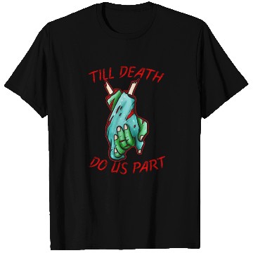 Discover Married Lovers Tikk Death Do Us Apart Zombie T Shirts