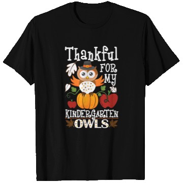 Discover Fun Thanksgiving Teacher Thankful for my Kindergar T Shirts