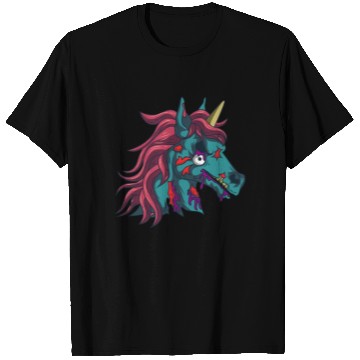 Discover Zombiecorn Zombie Unicorn Goth Gothic Halloween T Shirts
