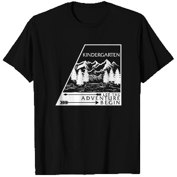 Discover Kindergarten T Shirts, Let The Adventure Begin First