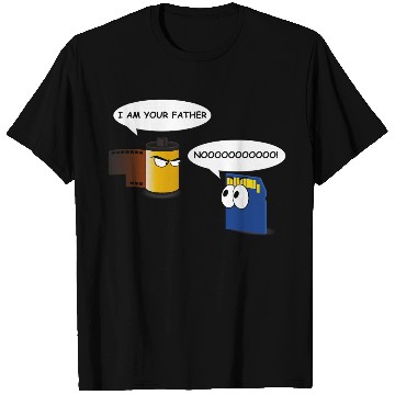 Discover Funny photography T Shirts with father and son film a