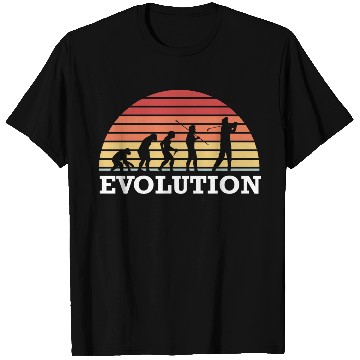 Discover Golf Evolution Golfing Golfer Golf Ball Evolution T Shirts