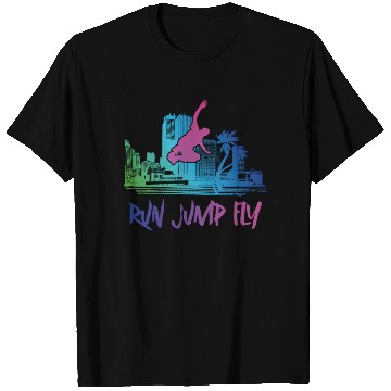 Discover Parkour Free Running Traceur 80s T Shirts