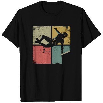 Discover Parkour Free Running Traceur Retro T Shirts