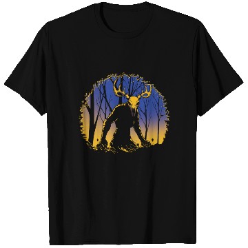 Discover Wendigo Folk Creature Forest Cryptid Halloween T Shirts