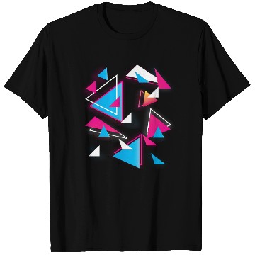 Discover Vaporwave Geometric Aesthetic Vaporwave Triangles T Shirts