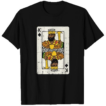 Discover Mens African King Card Black Pride BLM Couple Matc T Shirts