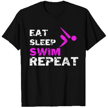 Discover EAT SLEEP SWIM REPEAT T Shirts