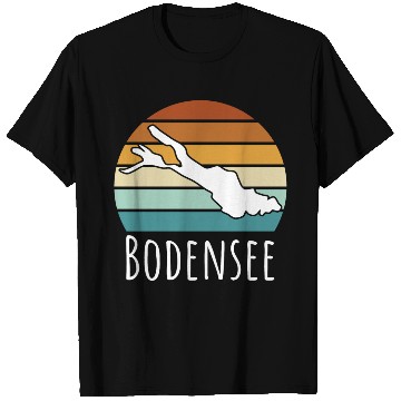 Discover retro lake constance germany T Shirts