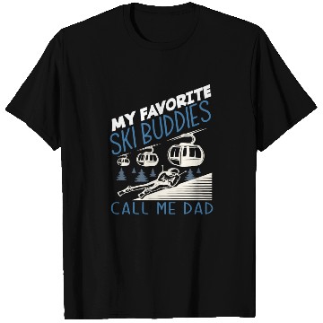 Discover Skiing Dad Skier Father Gift T Shirts