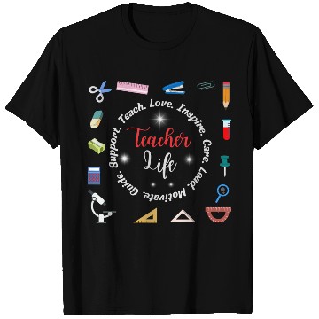 Discover Teacher life T Shirts