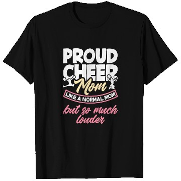 Discover Proud Cheer Mom Cheerleading Mom Gift T Shirts