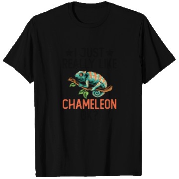 Discover I Just Really Like Chameleon Lizard Reptile Pet T Shirts