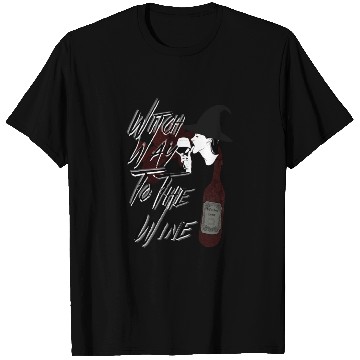 Discover Witch Way to the Wine - Halloween Drinking Humor T Shirts