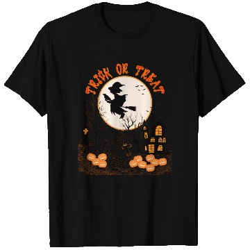 Discover HAPPY HALLOWEEN TRICK OR TREAT T Shirts