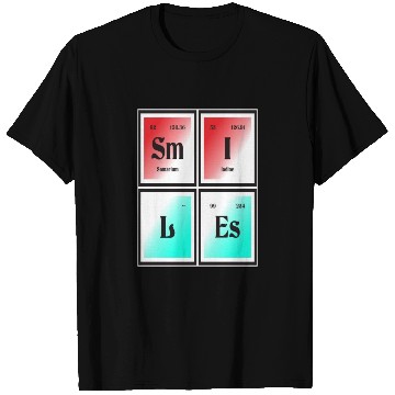 Discover Smiles | Periodic Table of Elements T Shirts