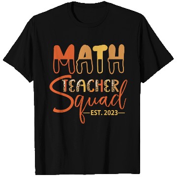 Discover Math Teacher Squad EST. 2023 T Shirts