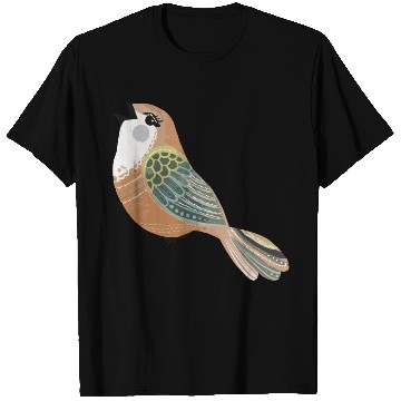 Discover Folk art song bird T Shirts