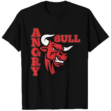 Discover Angry bull Face T Shirts
