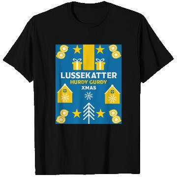 Discover Swedish lussekatter Xmas Buns T Shirts