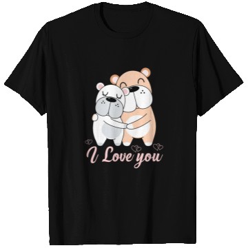 Discover I Love you Bulldog T Shirts
