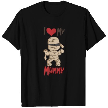 Discover Halloween Kids I Love My Mummy T Shirts