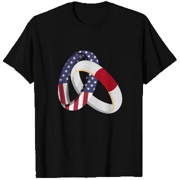 Discover Japan American Ring Heritage Flags T Shirts