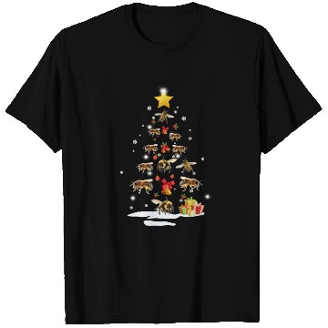 Discover Bee Christmas Tree Bee Xmas Funny Gift T Shirts
