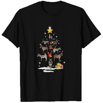 Discover Donkey Christmas Tree Donkey Xmas Funny Gift T Shirts