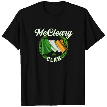 Discover Mccleary Surname Irish Last Name Ireland Flag T Shirts