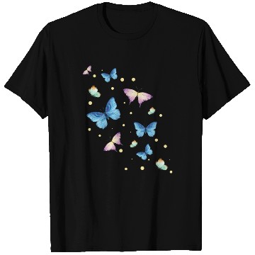 Discover Colourful Butterflies Women Butterfly Lover T Shirts