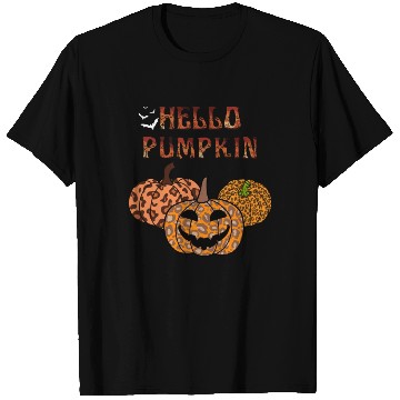 Discover Leopard Halloween pumpkin T Shirts