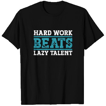 Discover Swimmer Swimming Hard Work Beats Lazy Talent T Shirts